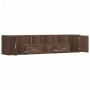 Engineered wood corner furniture, brown oak, 200x40x45 cm by , Closets and storage - Ref: Foro24-3307834, Price: 179,99 €, Di...