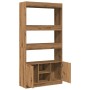 Handgefertigter hoher Schrank aus Eichen-Ingenieurholz 92x33x180 cm. von , Bücherregale und Regale - Ref: Foro24-3309626, Pre...