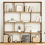 Engineered wood oak artisian bookshelf 132x29x141.5 cm by , Bookcases and shelves - Ref: Foro24-3310315, Price: 121,15 €, Dis...