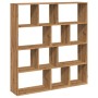 Estantería madera de ingeniería roble artisian 132x29x141,5 cm de , Librerías y estanterías - Ref: Foro24-3310315, Precio: 12...