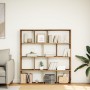 Engineered wood oak artisian bookshelf 132x29x141.5 cm by , Bookcases and shelves - Ref: Foro24-3310315, Price: 121,15 €, Dis...