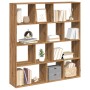 Estantería madera de ingeniería roble artisian 132x29x141,5 cm de , Librerías y estanterías - Ref: Foro24-3310315, Precio: 12...