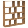 Estantería madera de ingeniería roble artisian 132x29x141,5 cm de , Librerías y estanterías - Ref: Foro24-3310315, Precio: 12...