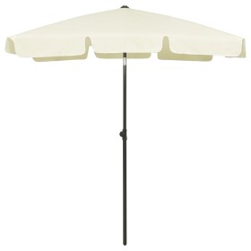 Yellow sand beach umbrella 180x120 cm by vidaXL, Umbrellas - Ref: Foro24-314719, Price: 39,86 €, Discount: %