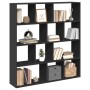 Engineered wood black bookshelf 132x29x141.5 cm by , Bookcases and shelves - Ref: Foro24-3310308, Price: 127,75 €, Discount: %