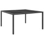 Steel and anthracite glass garden table 130x130x72 cm by vidaXL, Garden tables - Ref: Foro24-313093, Price: 144,43 €, Discoun...