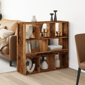 Separador de ambientes madera envejecida 100x33x94,5 cm de , Librerías y estanterías - Ref: Foro24-3309517, Precio: 81,99 €, ...