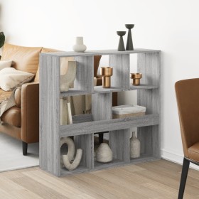 Raumteiler aus Sonoma-Grau-Holz 100x33x94,5 cm von , Bücherregale und Regale - Ref: Foro24-3309515, Preis: 84,07 €, Rabatt: %