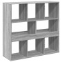 Room divider in Sonoma grey wood 100x33x94.5 cm by , Bookcases and shelves - Ref: Foro24-3309515, Price: 83,93 €, Discount: %