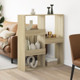 Room divider in Sonoma oak wood 100x33x115 cm by , Bookcases and shelves - Ref: Foro24-3309548, Price: 90,99 €, Discount: %