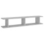 Wall shelves 2 units plywood gray concrete 105x18x20cm by , Shelves and shelves - Ref: Foro24-807209, Price: 42,57 €, Discoun...