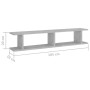 Wall shelves 2 units plywood gray concrete 105x18x20cm by , Shelves and shelves - Ref: Foro24-807209, Price: 42,57 €, Discoun...