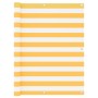 Toldo para balcón tela oxford blanco y amarillo 120x300 cm de vidaXL, Sombrillas - Ref: Foro24-134908, Precio: 23,46 €, Descu...