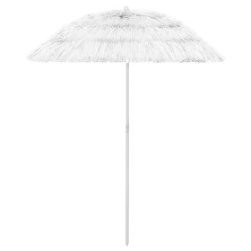 White Hawaii beach umbrella 180 cm by vidaXL, Umbrellas - Ref: Foro24-314700, Price: 42,99 €, Discount: %