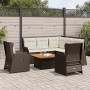 Garden furniture set, 5 pieces, with brown synthetic rattan cushions. by , Garden sets - Ref: Foro24-3262150, Price: 748,48 €...