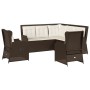 Garden furniture set, 5 pieces, with brown synthetic rattan cushions. by , Garden sets - Ref: Foro24-3262150, Price: 748,48 €...