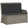 6-piece garden furniture set with gray synthetic rattan cushions by , Garden sets - Ref: Foro24-3262468, Price: 877,60 €, Dis...