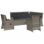 Set de muebles de jardín 5 pzas y cojines ratán sintético gris de , Conjuntos de jardín - Ref: Foro24-3262151, Precio: 749,14...