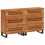 Sideboard 2 pieces solid acacia wood 60x34x75 cm by , Sideboards - Ref: Foro24-3217080, Price: 217,99 €, Discount: %