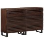 Sideboard 2 pieces solid mango wood 60x34x75 cm by , Sideboards - Ref: Foro24-3217082, Price: 347,58 €, Discount: %