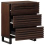 Sideboard 2 pieces solid mango wood 60x34x75 cm by , Sideboards - Ref: Foro24-3217082, Price: 347,58 €, Discount: %