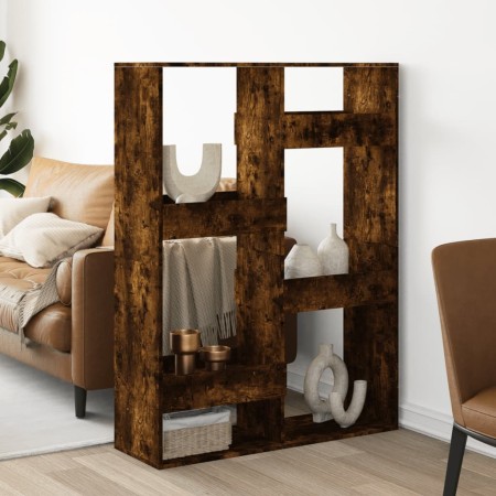 Room divider in smoked oak wood, 100x33x135 cm by , Bookcases and shelves - Ref: Foro24-3309559, Price: 114,99 €, Discount: %