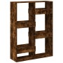 Room divider in smoked oak wood, 100x33x135 cm by , Bookcases and shelves - Ref: Foro24-3309559, Price: 114,99 €, Discount: %