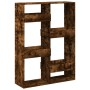 Room divider in smoked oak wood, 100x33x135 cm by , Bookcases and shelves - Ref: Foro24-3309559, Price: 114,99 €, Discount: %