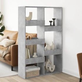 Raumteiler aus Holz in Grau-Betonoptik, 100x33x155,5 cm. von , Bücherregale und Regale - Ref: Foro24-3309567, Preis: 133,99 €...