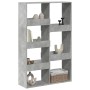 Room divider made of gray wood and concrete, measuring 100x33x155.5 cm. by , Bookcases and shelves - Ref: Foro24-3309567, Pri...