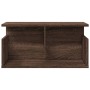 Engineered wood brown oak wall shelf 60x20x30 cm by , Shelves and shelves - Ref: Foro24-854829, Price: 37,12 €, Discount: %