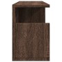 Engineered wood brown oak wall shelf 60x20x30 cm by , Shelves and shelves - Ref: Foro24-854829, Price: 37,12 €, Discount: %