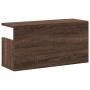 Engineered wood brown oak wall shelf 60x20x30 cm by , Shelves and shelves - Ref: Foro24-854829, Price: 37,12 €, Discount: %