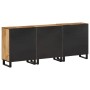 Sideboard 3 pieces solid rough mango wood 60x34x75 cm by , Sideboards - Ref: Foro24-3217079, Price: 372,99 €, Discount: %