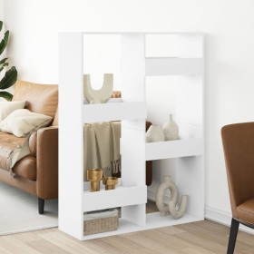 Raumteiler aus weißem Ingenieurholz 100x33x135 cm von , Bücherregale und Regale - Ref: Foro24-3309555, Preis: 117,99 €, Rabat...