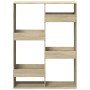 Separador de ambientes madera roble Sonoma 100x33x135 cm de , Librerías y estanterías - Ref: Foro24-3309557, Precio: 114,99 €...