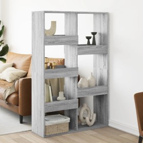 Room divider in Sonoma grey wood 100x33x155.5 cm by , Bookcases and shelves - Ref: Foro24-3309569, Price: 136,99 €, Discount: %