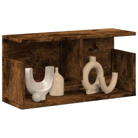 Engineered wood smoked oak wall shelf 60x20x30 cm by , Shelves and shelves - Ref: Foro24-854827, Price: 36,35 €, Discount: %