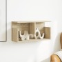 Wall-mounted furniture made of engineered wood in Sonoma oak, measuring 60x20x30 cm. by , Shelves and shelves - Ref: Foro24-8...