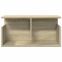 Wall-mounted furniture made of engineered wood in Sonoma oak, measuring 60x20x30 cm. by , Shelves and shelves - Ref: Foro24-8...