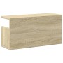 Wall-mounted furniture made of engineered wood in Sonoma oak, measuring 60x20x30 cm. by , Shelves and shelves - Ref: Foro24-8...