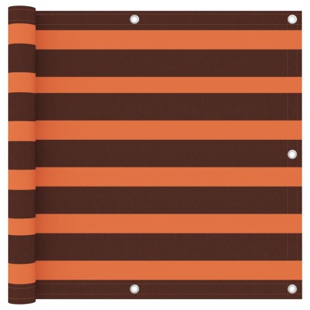 Toldo para balcón tela oxford naranja y marrón 90x300 cm de vidaXL, Sombrillas - Ref: Foro24-134928, Precio: 20,84 €, Descuen...