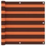 Balcony awning orange and brown oxford fabric 90x300 cm by vidaXL, Umbrellas - Ref: Foro24-134928, Price: 20,84 €, Discount: %