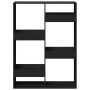 Engineered wood black room divider 100x33x135 cm by , Bookcases and shelves - Ref: Foro24-3309556, Price: 116,75 €, Discount: %