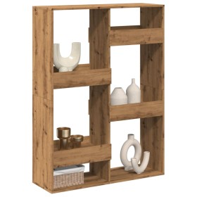 Room divider oak wood artisian 100x33x135 cm by , Bookcases and shelves - Ref: Foro24-3309563, Price: 113,70 €, Discount: %