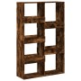 Room divider in smoked oak wood 100x33x155.5 cm by , Bookcases and shelves - Ref: Foro24-3309568, Price: 132,69 €, Discount: %