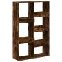 Room divider in smoked oak wood 100x33x155.5 cm by , Bookcases and shelves - Ref: Foro24-3309568, Price: 132,69 €, Discount: %