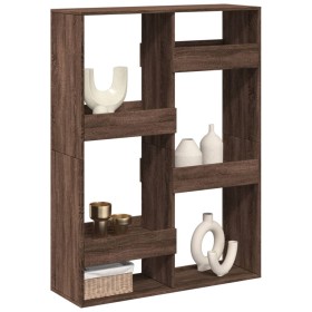 Room divider made of brown oak wood 100x33x135 cm by , Bookcases and shelves - Ref: Foro24-3309561, Price: 117,99 €, Discount: %