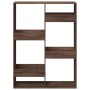 Room divider made of brown oak wood 100x33x135 cm by , Bookcases and shelves - Ref: Foro24-3309561, Price: 117,99 €, Discount: %