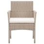 Garden armchairs with cushions, 2 units, synthetic beige rattan by , Garden furniture - Ref: Foro24-363408, Price: 142,72 €, ...